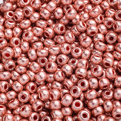 Preciosa Seedbead 6/0 - SB00101 Opaque Metallic Copper Terra