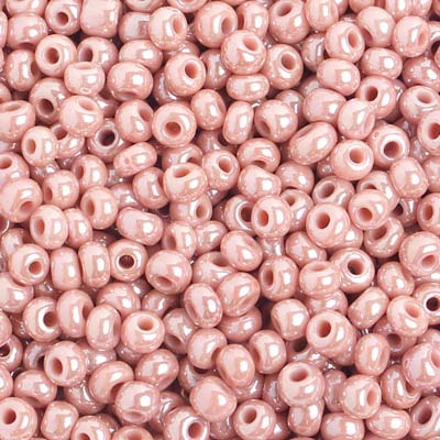 Preciosa Seedbead 6/0 - SB01010 Opaque Pearl Pink Luster