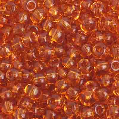 Preciosa Seedbead 6/0 - SB01025 Transparent Topaz