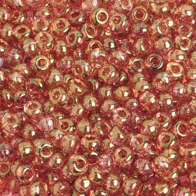 Preciosa Seedbead 6/0 - SB01053 Transparent Red Bronze Coat