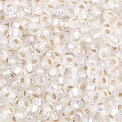 Preciosa Seedbead 6/0 - SB01058 Silverlined Crystal Rainbow