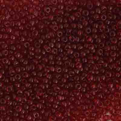 Preciosa Seedbead 6/0 - SB01208 Transparent Dark Red