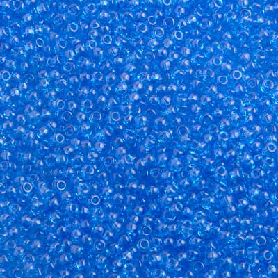 Preciosa Seedbead 6/0 - SB01210 Transparent Medium Blue