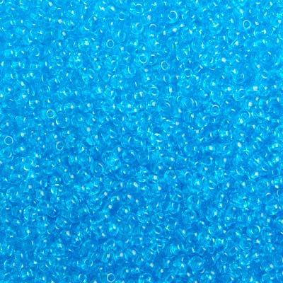 Preciosa Seedbead 6/0 - SB01211 Transparent Medium Aqua