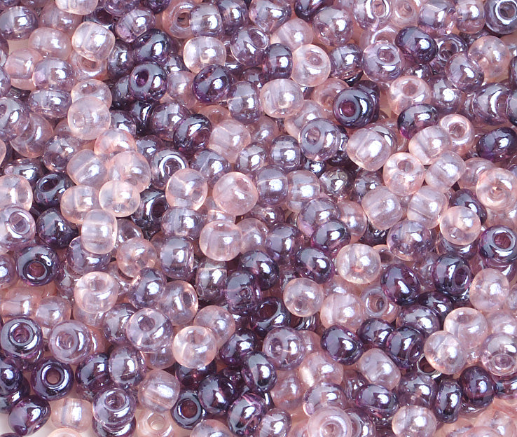 Preciosa Seedbead 6/0 - SB00136 Opaque Lilac Luster Mix