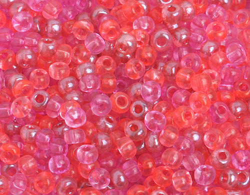 Preciosa Seedbead 6/0 - SB00144 Opaque Pink Luster Mix