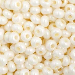 Preciosa Seedbead 6/0 - SB01469 Opaque Cream