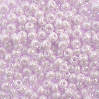 Preciosa Seedbead 6/0 - SB01529 Opaque Natural Pink Luster