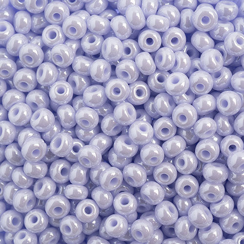 Preciosa Seedbead 6/0 - SB01530 Opaque Natural Lilac Luster