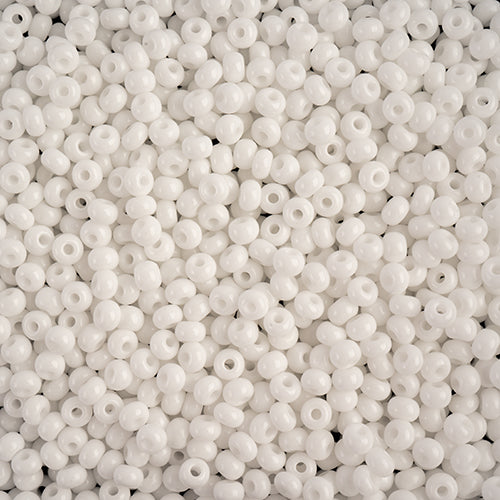 Preciosa Seedbead 6/0 - SB01621 Opaque White