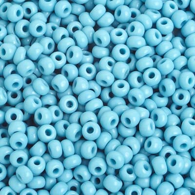 Preciosa Seedbead 6/0 - SB01622 Opaque Turquoise Blue