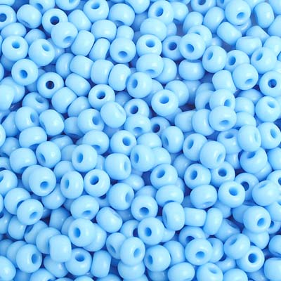 Preciosa Seedbead 6/0 - SB01625 Opaque Light Blue