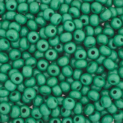 Preciosa Seedbead 6/0 - SB01629 Opaque Medium Dark Green