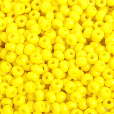 Preciosa Seedbead 6/0 - SB01633 Opaque Lemon Yellow