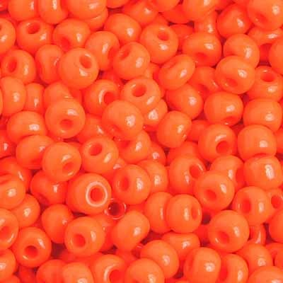 Preciosa Seedbead 6/0 - SB01635 Opaque Orange