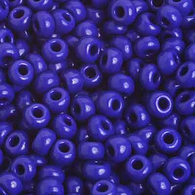 Preciosa Seedbead 6/0 - SB01638 Opaque Dark Royal Blue