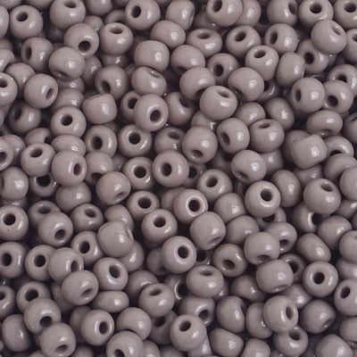 Preciosa Seedbead 6/0 - SB01643 Opaque Grey