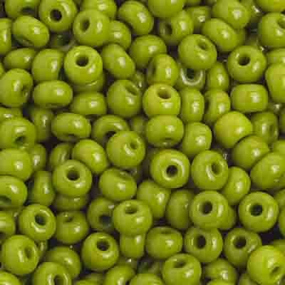 Preciosa Seedbead 6/0 - SB01644 Opaque Light Green