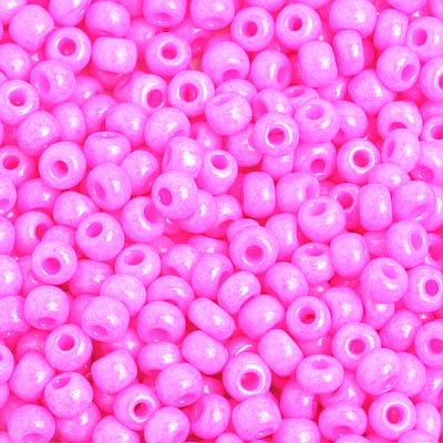 Preciosa Seedbead 6/0 - SB01650 Opaque Dyed Rose