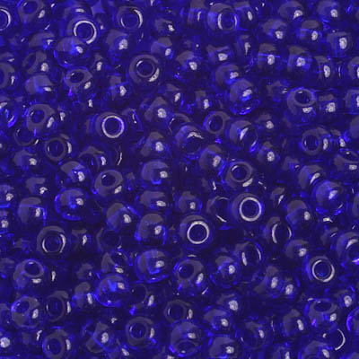 Preciosa Seedbead 6/0 - SB01659 Transparent Royal Blue