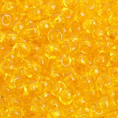 Preciosa Seedbead 6/0 - SB01660 Transparent Yellow