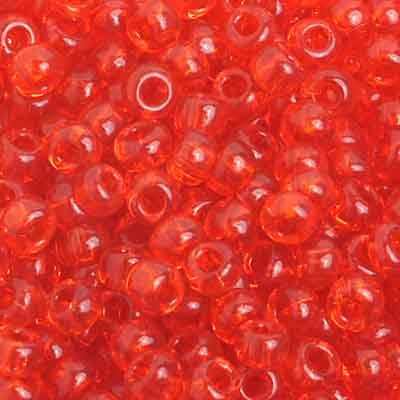 Preciosa Seedbead 6/0 - SB01663 Transparent Orange