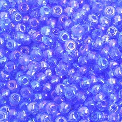 Preciosa Seedbead 6/0 - SB01674 Transparent Iris Light Blue