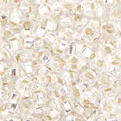 Preciosa Seedbead 6/0 - SB01680 Silverlined Crystal