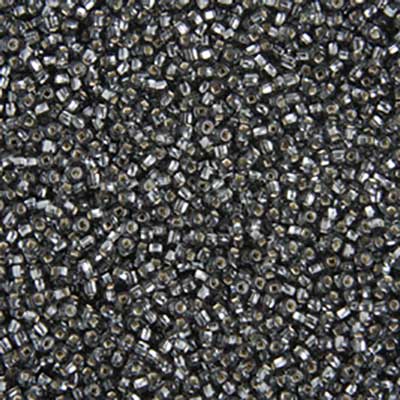 Preciosa Seedbead 6/0 - SB01701 Silverlined Black Diamond