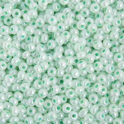 Preciosa Seedbead 6/0 - SB01708 Opaque Green Ceylon