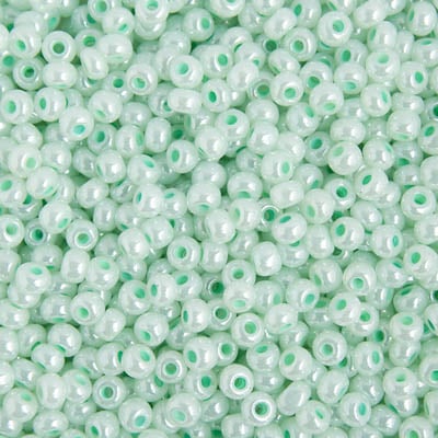 6/0 - SB01708 Vert Ceylan opaque · Preciosa rocaille||Preciosa Seedbead 6/0 - SB01708 Opaque Green Ceylon