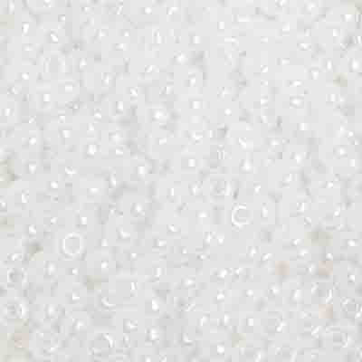 6/0 - SB01711 Blanc nacré opaque · Preciosa rocaille||Preciosa Seedbead 6/0 - SB01711 Opaque Pearl White