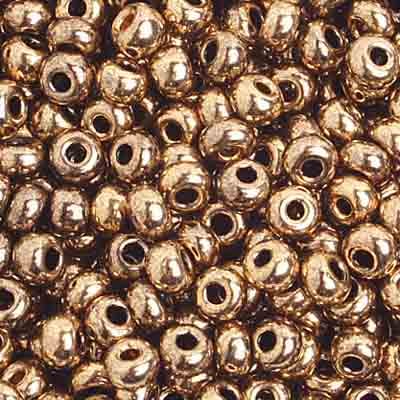 Preciosa Seedbead 6/0 - SB01719 Opaque Metallic Bronze