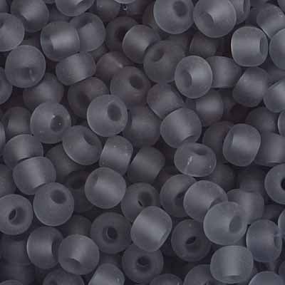 Preciosa Seedbead 6/0 - SB01740 Transparent Grey Matt