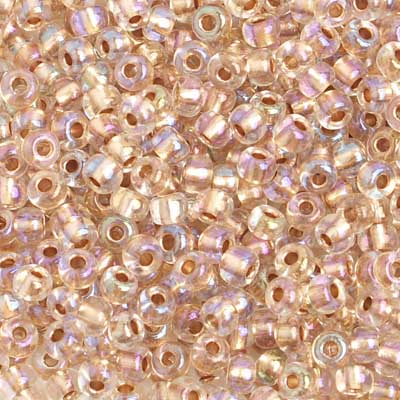 Preciosa Seedbead 6/0 - SB01743 Crystal AB Gold lined