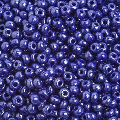 Preciosa Seedbead 6/0 - SB01904 Opaque Blue Luster