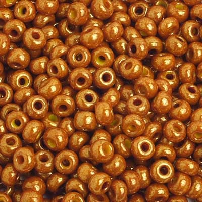 Preciosa Seedbead 6/0 - SB01908 Opaque Light Brown Luster