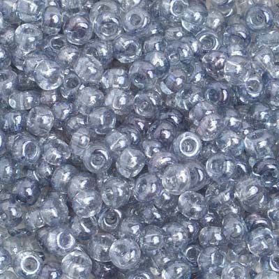 Preciosa Seedbead 6/0 - SB01915 Transparent Grey Luster