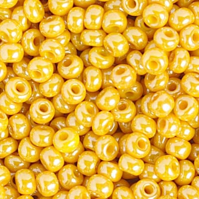 Preciosa Seedbead 6/0 - SB01921 Opaque Yellow Luster