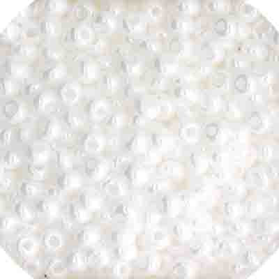 6/0 - SB01925 Blanc lustré opaque · Preciosa rocaille||Preciosa Seedbead 6/0 - SB01925 Opaque White Luster