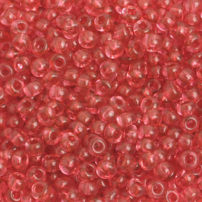 Preciosa Seedbead 6/0 - SB02237 Transparent Dark Pink