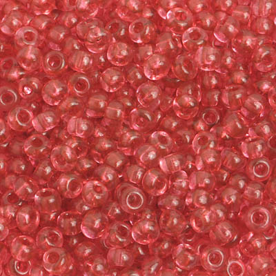 6/0 - SB02237 Rose foncé transparent · Preciosa rocaille||Preciosa Seedbead 6/0 - SB02237 Transparent Dark Pink