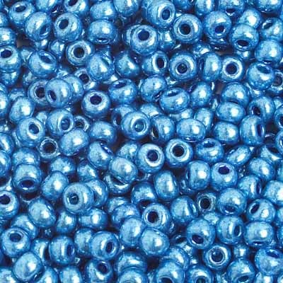 Preciosa Seedbead 6/0 - SB29233 Opaque Metallic Blue