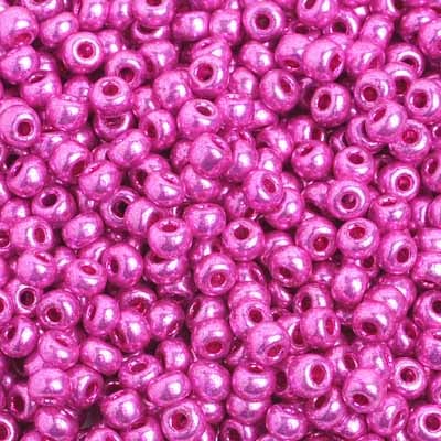 Preciosa Seedbead 6/0 - SB29235 Opaque Metallic Pink