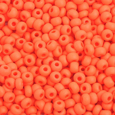 Preciosa Seedbead 6/0 - SB29273 Opaque Orange Matt