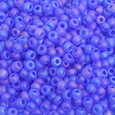 Preciosa Seedbead 6/0 - SB29276 Transparent Light Blue AB Matt