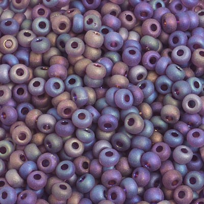 Preciosa Seedbead 6/0 - SB29281 Transparent Purple AB Matt