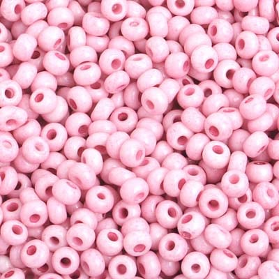 Preciosa Seedbead 6/0 - SB40006 Chalk Pink Solgel