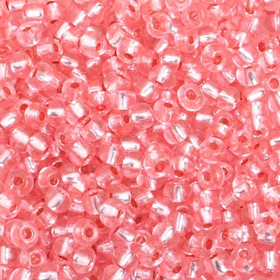 Preciosa Seedbead 6/0 - SB40010 Silverlined Pink Solgel