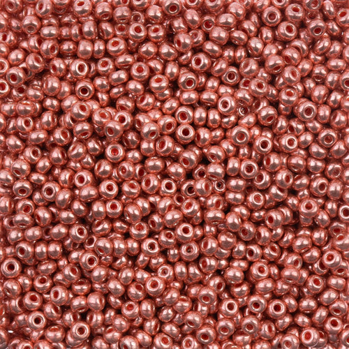 6/0 - SB40013 Rose clair Solgel métallique chalk · Preciosa rocaille